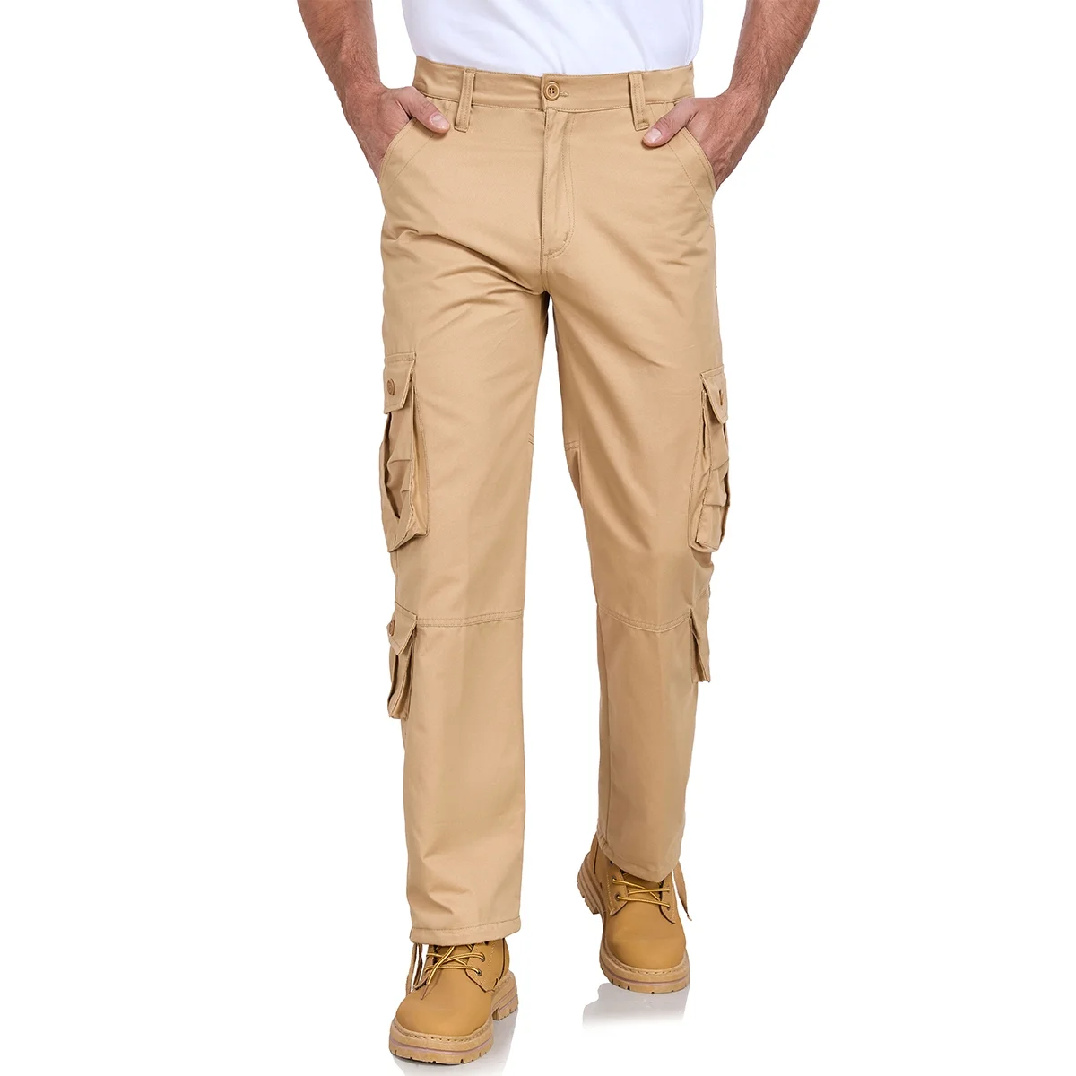 Mens Cargo Pants Mowujeit Casual Work Hiking Loose Workwear Resisting Pant for Men