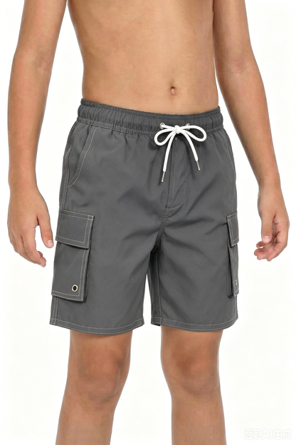 Mowujeit Boys Swim Trunks with Boxer Brief Quick Dry Bathing Suit Compression Liner Swimsuit Kids Swim Shorts 4T