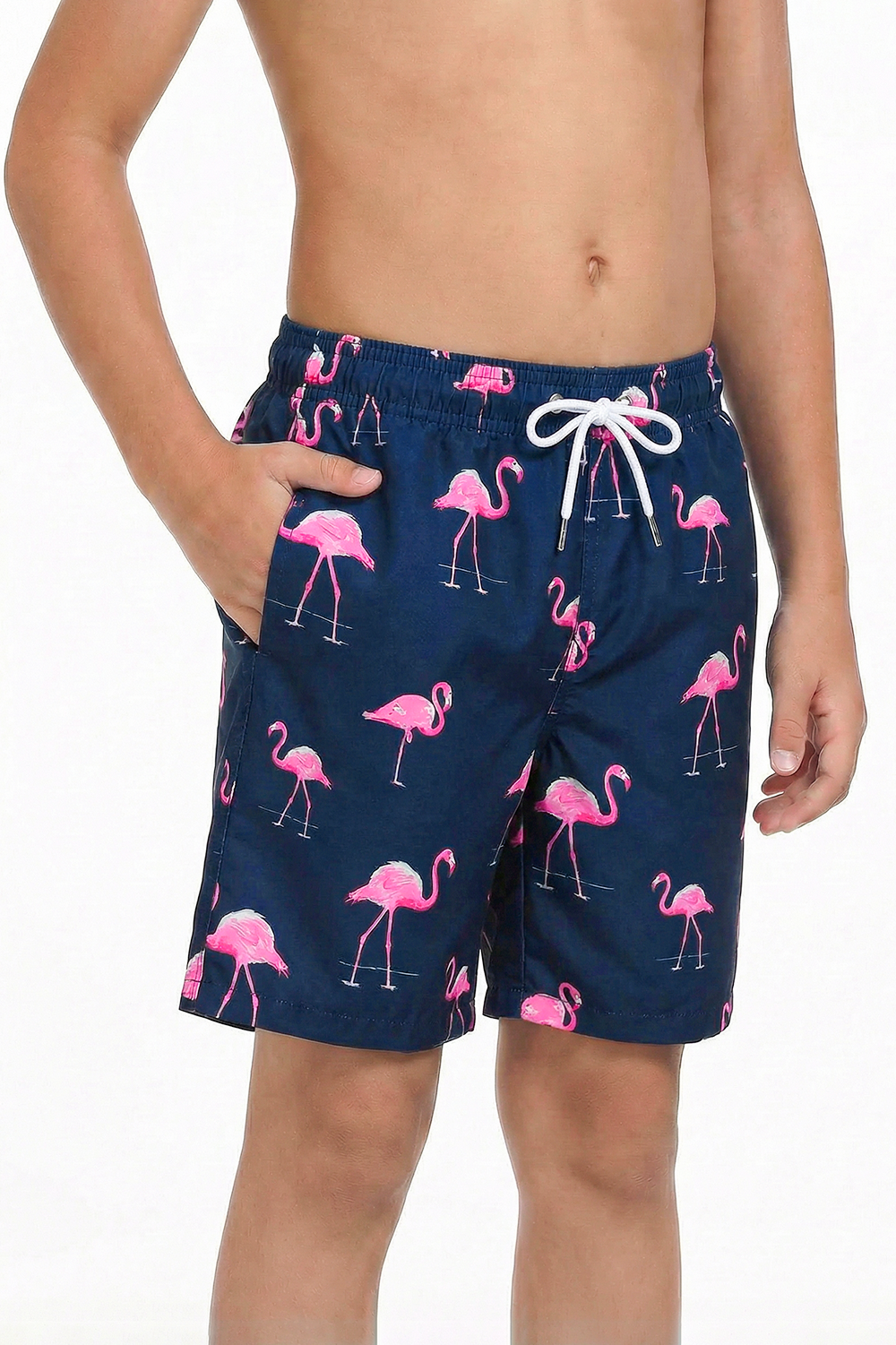 Boys Swim Trunks with Boxer Brief Quick Dry Bathing Suit Compression Liner Swimsuit Swim Shorts 4T-16