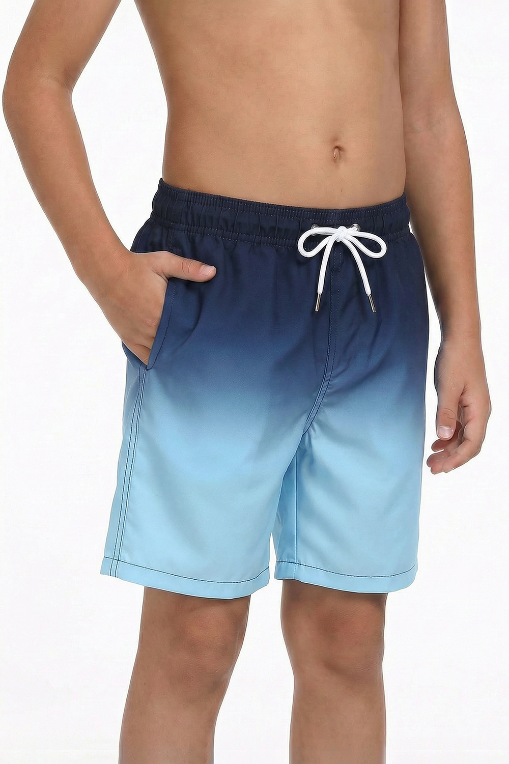 Boys Swim Trunks with Boxer Brief Quick Dry Bathing Suit Compression Liner Swimsuit Swim Shorts 4T-16