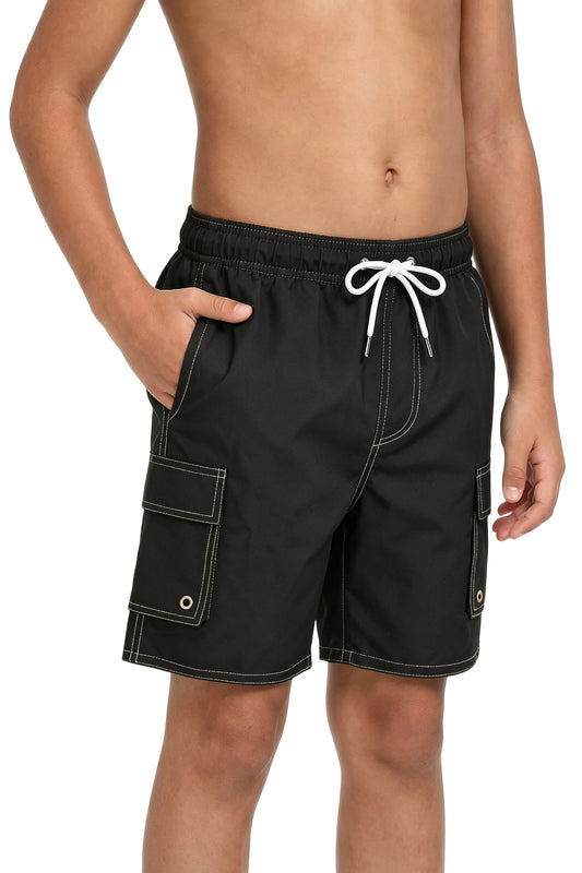 Mowujeit Boys Swim Trunks with Boxer Brief Quick Dry Bathing Suit Compression Liner Swimsuit Kids Swim Shorts 4T
