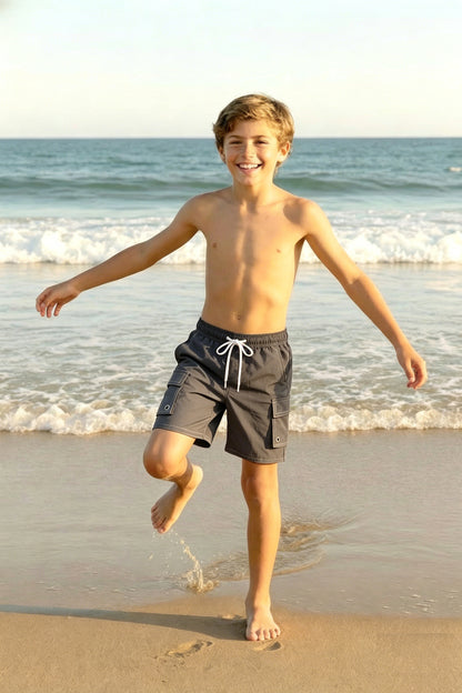 Mowujeit Boys Swim Trunks with Boxer Brief Quick Dry Bathing Suit Compression Liner Swimsuit Kids Swim Shorts 4T