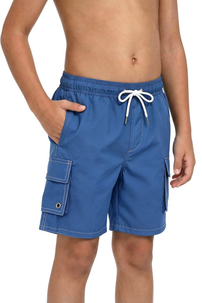 Mowujeit Boys Swim Trunks with Boxer Brief Quick Dry Bathing Suit Compression Liner Swimsuit Kids Swim Shorts 4T