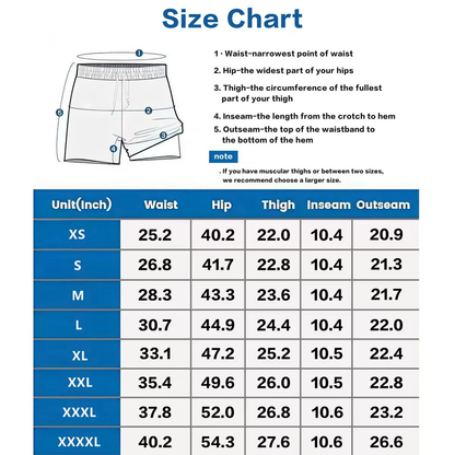 Mowujeit Men's Quick Dry Swim Shorts with Compression Liner,S-4XL