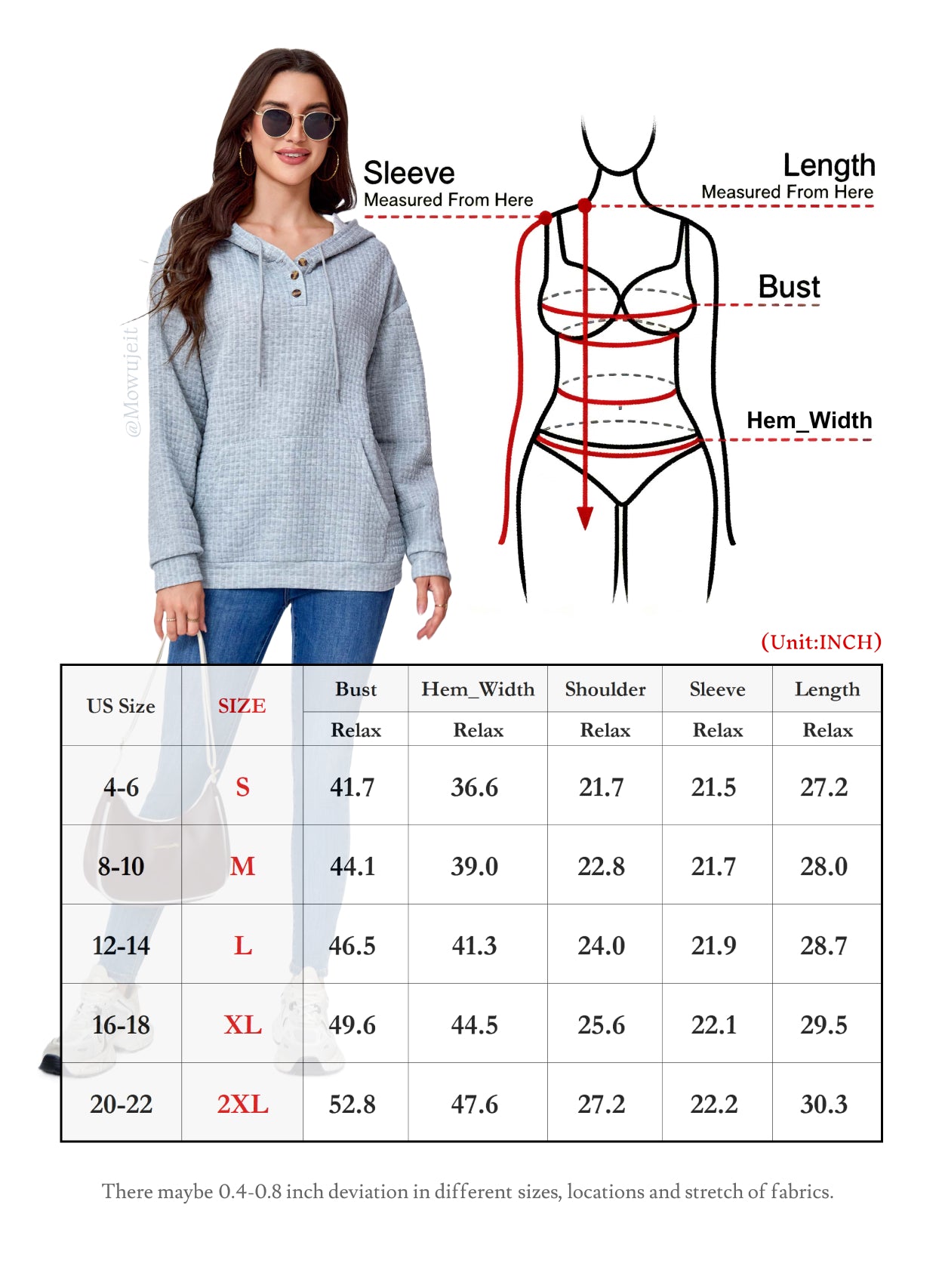 Hoodies for Women Fleece Hooded Sweatshirts Oversized Pullover Long Sleeve Ladies Tops with Pocket