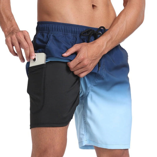 Mowujeit Men's Quick Dry Swim Trunks, S-XXL