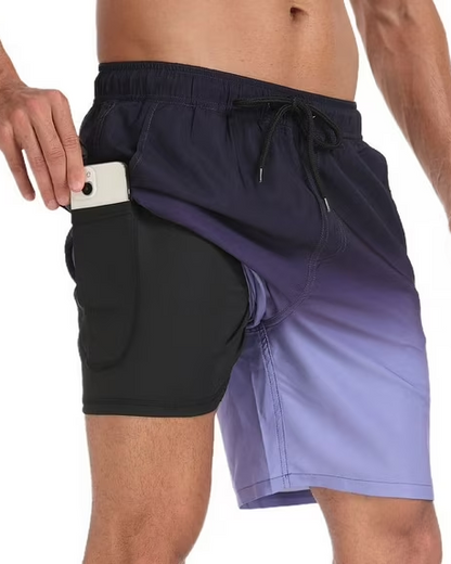 Mowujeit Men's Quick Dry Swim Trunks, S-XXL
