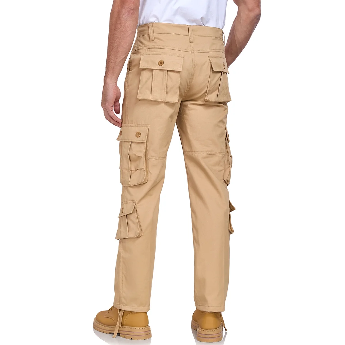 Mens Cargo Pants Mowujeit Casual Work Hiking Loose Workwear Resisting Pant for Men