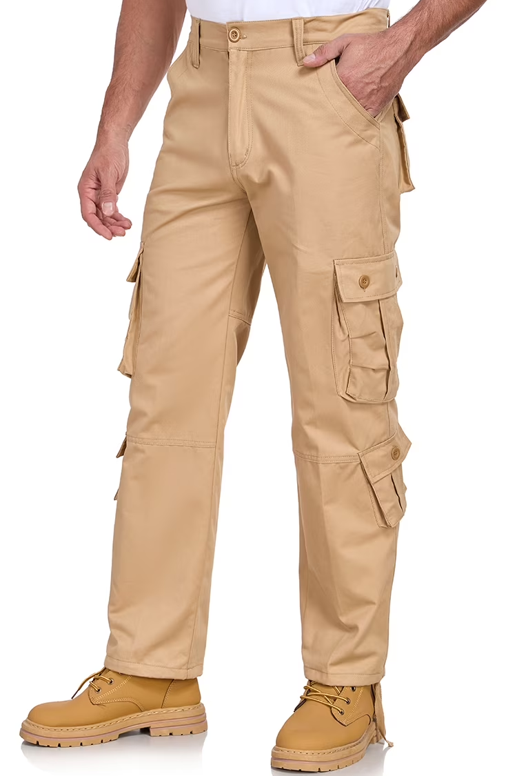 Mens Cargo Pants Mowujeit Casual Work Hiking Loose Workwear Resisting Pant for Men