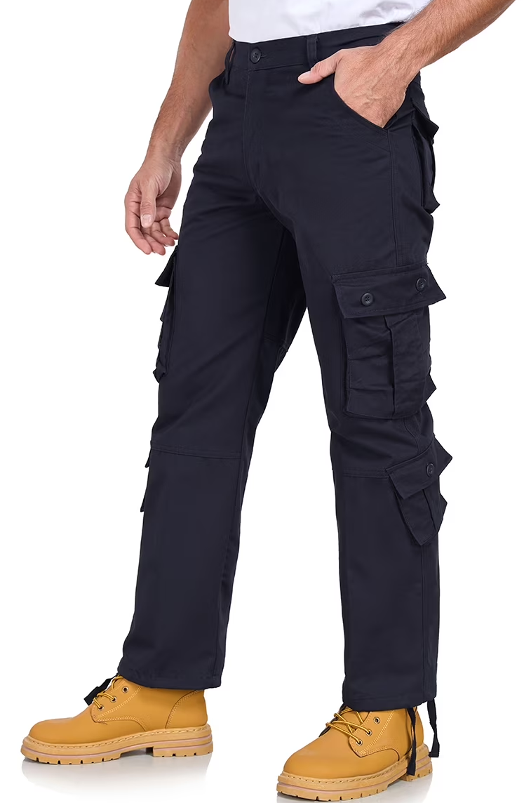 Mens Cargo Pants Mowujeit Casual Work Hiking Loose Workwear Resisting Pant for Men